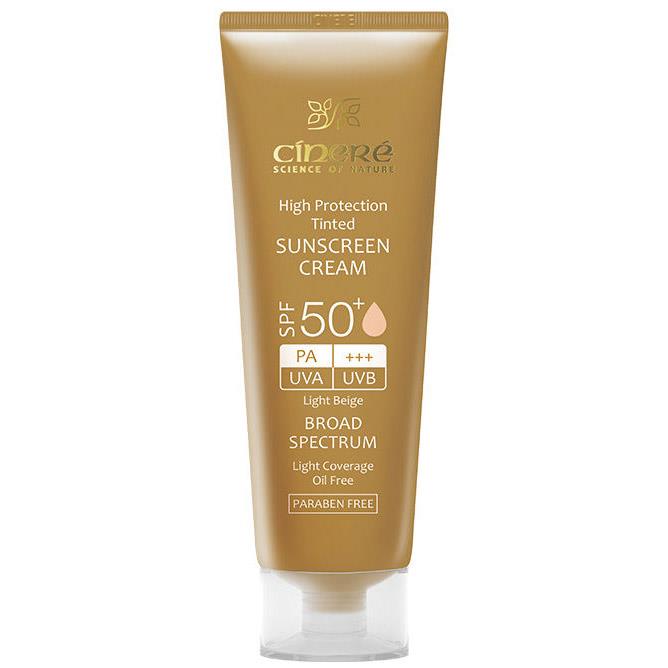 کرم ضد آفتاب رنگی سینره روشنSPF50 – مناسب انواع پوست