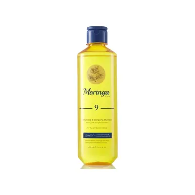 شامپو حجم دهنده و انرژی بخش مورینگا(9)/ مناسب پوست سر خشک و حساس/ 400 ml
